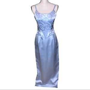 Jessica McClintock Blue Evening/Prom Dress